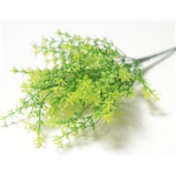 Искусственные цветы, Ветка в букете водоросли 7 веток (1010237) зеленый