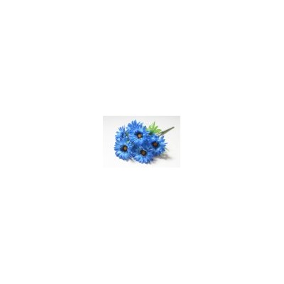 Искусственные цветы, Ветка в букете гербера 6 голов (1010237) микс