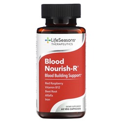LifeSeasons Blood Nourish-R, Blood Building Support, 60 Veg Capsules