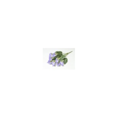 Искусственные цветы, Ветка в букете калла латекс 9 голов (1010237) микс