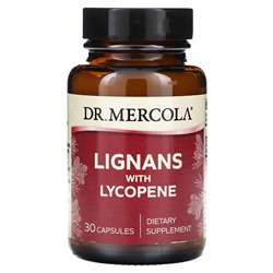 Dr. Mercola Lignans with Lycopene, 30 Capsules