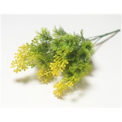 Искусственные цветы, Ветка в букете зелени аспарагус 5 веток (1010237)
