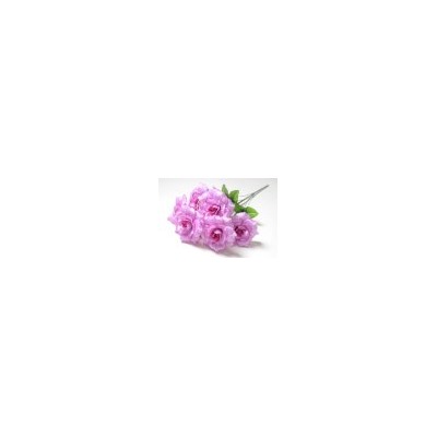 Искусственные цветы, Ветка в букете роза 7 голов (1010237) микс