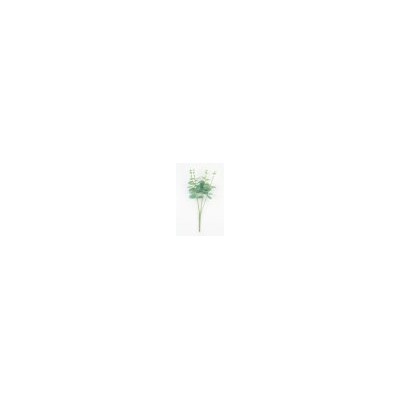 Искусственные цветы, Ветка в букете зелени эвкалипт 4 ветки (1010237) зеленый