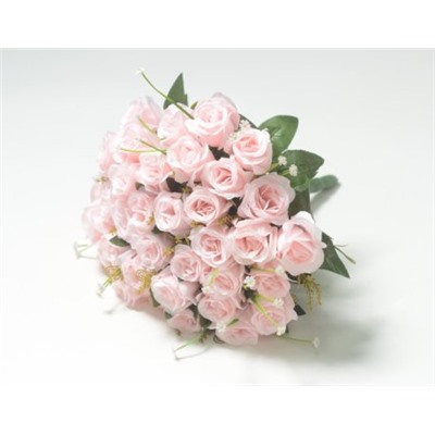Искусственные цветы, Ветка в букете бутон розы 36 голов (1010237)