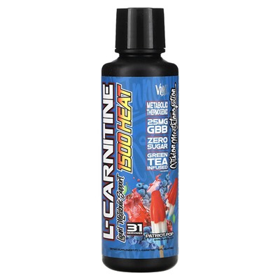 VMI Sports L-Carnitine 1500 Heat, Patriot Pop, 16 fl oz (473 ml)