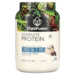 PlantFusion Complete Protein, Cookies and Cream, 2 lb (900 g)