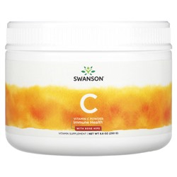 Swanson Vitamin C Powder, with Rose Hips, 8.8 oz (250 g)