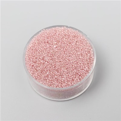 Микробисер стекло "Телесный розовый" набор 10 гр