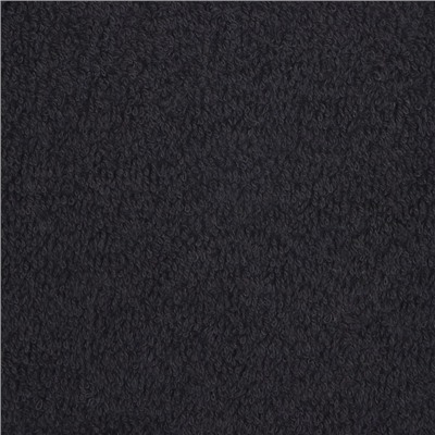Полотенце махровое Этель "Терри" 70*140 см, цв. черный, 100% хлопок, 430 г/м2