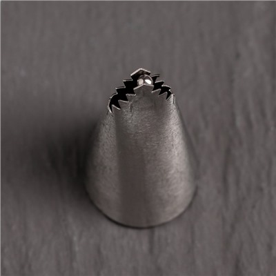 Насадка кондитерская, d=2,5 см, выход 1,5 см, нержавеющая сталь