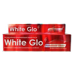 White Glo Зубная паста отбеливающая. профессиональный выбор. 100 г