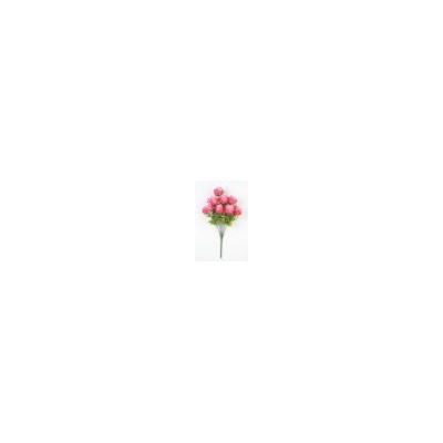 Искусственные цветы, Ветка в букете бутон роз 12 голов (1010237)