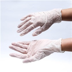 Медицинские перчатки Benovy M латексные, опудренные, гладкие