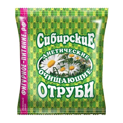 Сибирская клетчатка. Сибирские отруби "Пшеничные" очищающие, 200г 3166