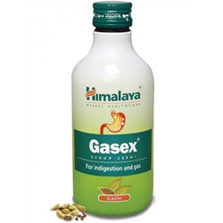 Газекс, сироп для пищеварительной системы, 200 мл, производитель Хималая; Gasex Syrop, 200 ml, Himalaya
