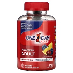 One-A-Day VitaCraves,  Adult Multivitamin Gummies, 150 Gummies