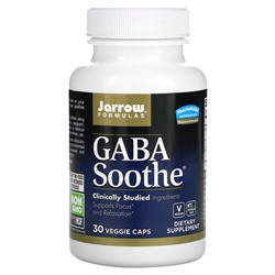 Jarrow Formulas GABA Soothe, 30 Veggie Caps