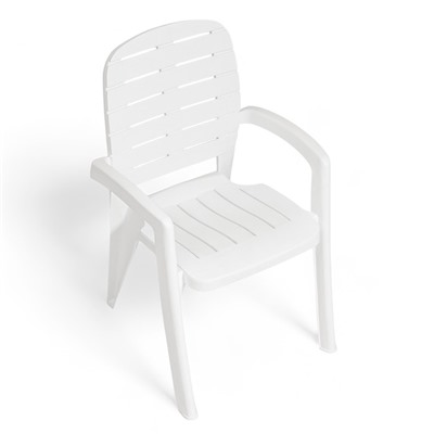 Набор садовой мебели "Прованс": стол квадратный 80 х 80 см + 4 кресла, белый