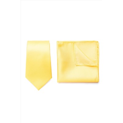 Набор из 2 аксессуаров: галстук платок "Мужской взгляд" SIGNATURE #949805