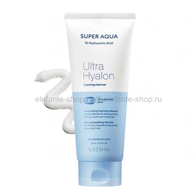 Пенка для умывания Missha Super Aqua Ultra Hyaluron Cleansing Foam, 100 мл (51)