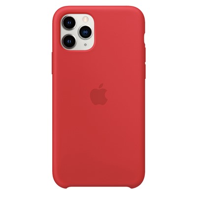Силиконовый чехол для iPhone 11 Pro красный