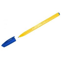 Ручка шариковая "InkGlide 100 Icy" синяя 0.7мм трехгранная, оранжевый корпус 16602/50 Bx Luxor {Индия}