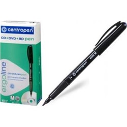 Маркер перманентный CD-PEN 1.0мм 4606/01 M черный Centropen {Чехия}