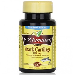 Акулий хрящ 1000 мг Vitamate 30 капсул