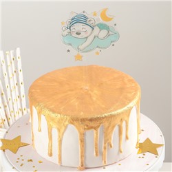 Топпер для торта «Сонный мишутка», 13×8 см