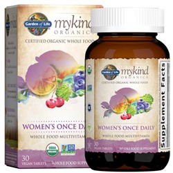 Garden of Life Mykind Organics Women's Once Daily Multivitamin -- 30 Vegan Tablets