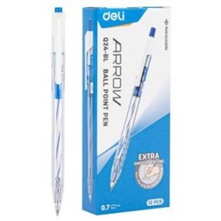Ручка автоматическая шариковая Arrow EQ24-BL синяя 0.7мм (1485599) Deli {Китай}
