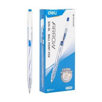 Ручка автоматическая шариковая Arrow EQ24-BL синяя 0.7мм (1485599) Deli {Китай}