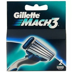 Сменные кассеты Gillette Mach3 (2 шт)