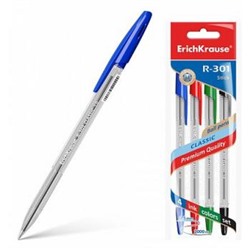 Набор ручек шариковых  4цв 44593 R-301 Classic Stick Erich Krause {Китай}