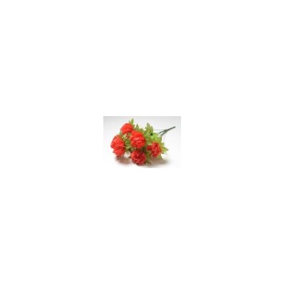 Искусственные цветы, Ветка в букете лотос на листе 7 голов (1010237) микс