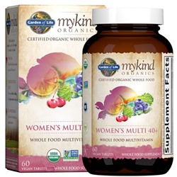 Garden of Life Mykind Organics Women's Multi 40 Plus -- 60 Vegan Tablets