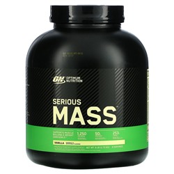 Optimum Nutrition Serious Mass, Protein Powder Supplement, Vanilla, 6 lb (2.72 kg)