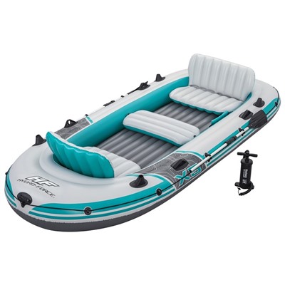 Лодка Adventure Elite X5 Raft 5-местная, 364 х 166 см, комплект: вёсла, насос, сумка, 65159 Bestway