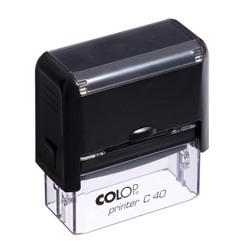 Оснастка для штампа автоматическая COLOP Printer Сompact 40, 23 x 59 мм, корпус чёрный