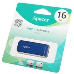 USB-флеш-накопитель Flash Drive 16 GB AH-334 Blue Apacer {Китай}