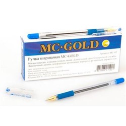 Ручка шариковая MC GOLD синяя 0.5мм BMC-02 MunHwa {Корея}