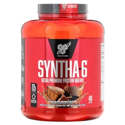BSN Syntha-6, Ultra Premium Protein Matrix, Chocolate Peanut Butter, 5 lb (2.27 kg)