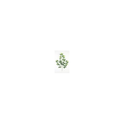 Искусственные цветы, Ветка кустовая фикус 42 листа (1010237) зеленый