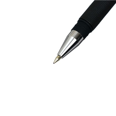 Ручка шариковая EasyWrite Black, узел 0.5 мм, синие чернила, матовый корпус Silk Touch