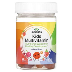 Swanson Kids Multivitamin, Mixed Fruit, 60 Gummies