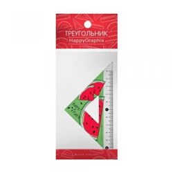 Треугольник 10 см х 45 градусов "HappyGraphix. Fresh fruity. Арбуз" 45-0019/01 Bruno Visconti {Китай}