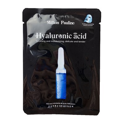 Million Pauline, Увлажняющая тканевая маска для лица с гиалуроновой кислотой Hyaluronic Acid Moisturizing Mask (30ml)