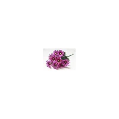 Искусственные цветы, Ветка в букете гербера 12 голов (1010237) микс