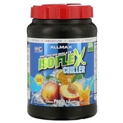 ALLMAX Isoflex Chiller, 100% Ultra-Pure Whey Protein Isolate (WPI Ion-Charged Particle Filtration), Citrus Peach Sensation, 2 lbs (907 g)